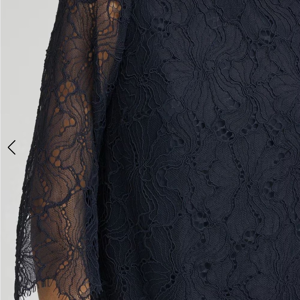 Chico's NWT lace pop over navy dress 4 - Picture 5 of 12